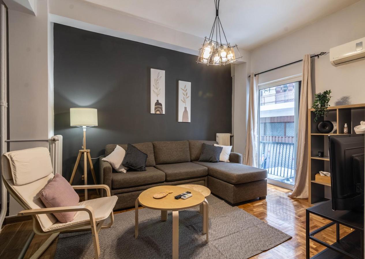 Ferienwohnung Aris Neos Kosmos Athen Exterior foto
