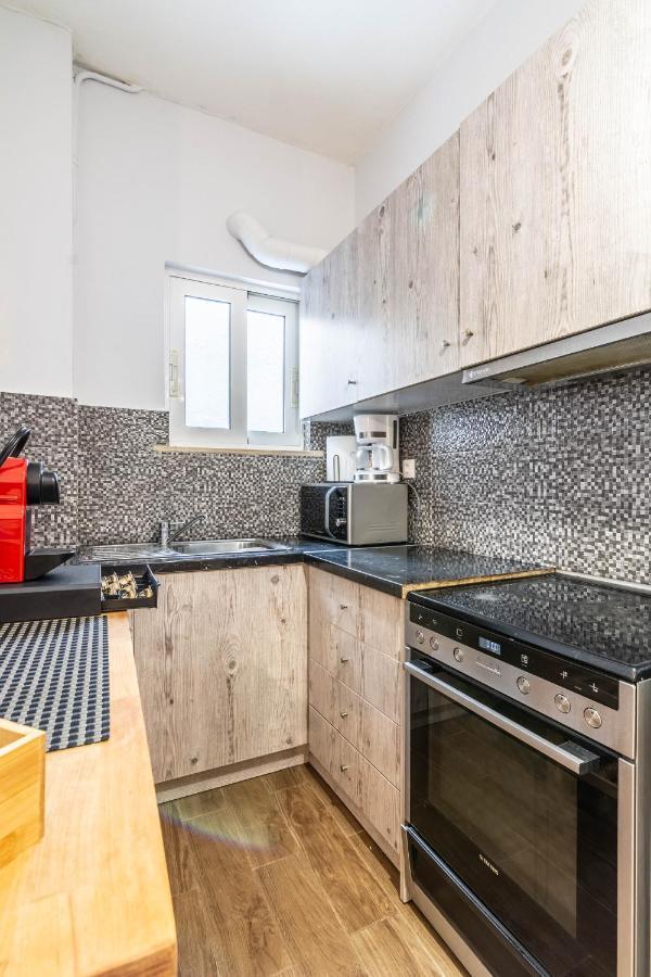 Ferienwohnung Aris Neos Kosmos Athen Exterior foto